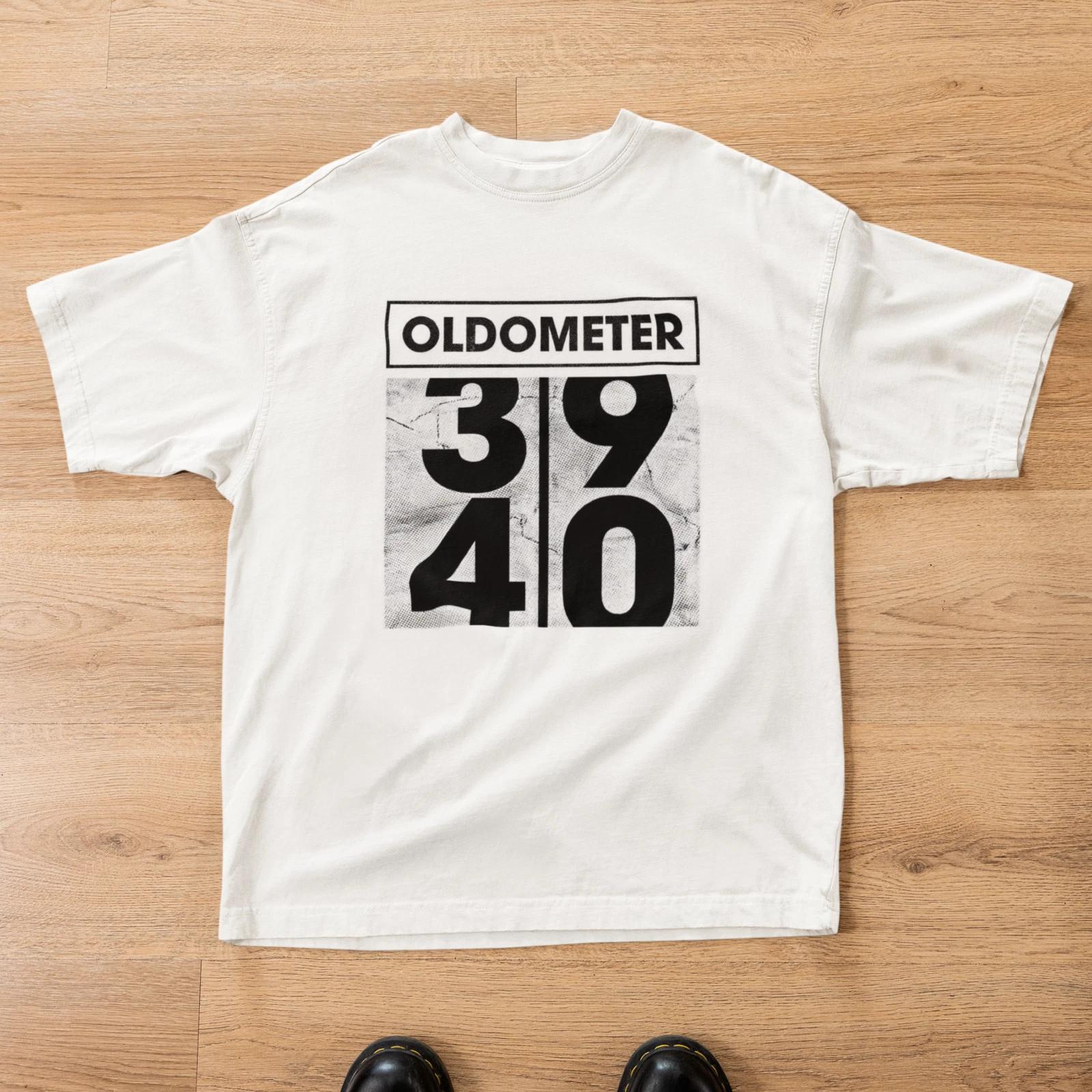Oldometer 39 40 Funny 40th Birthday T-shirt | Turning 40 Gift Vintage Retro | HO S разноцветный