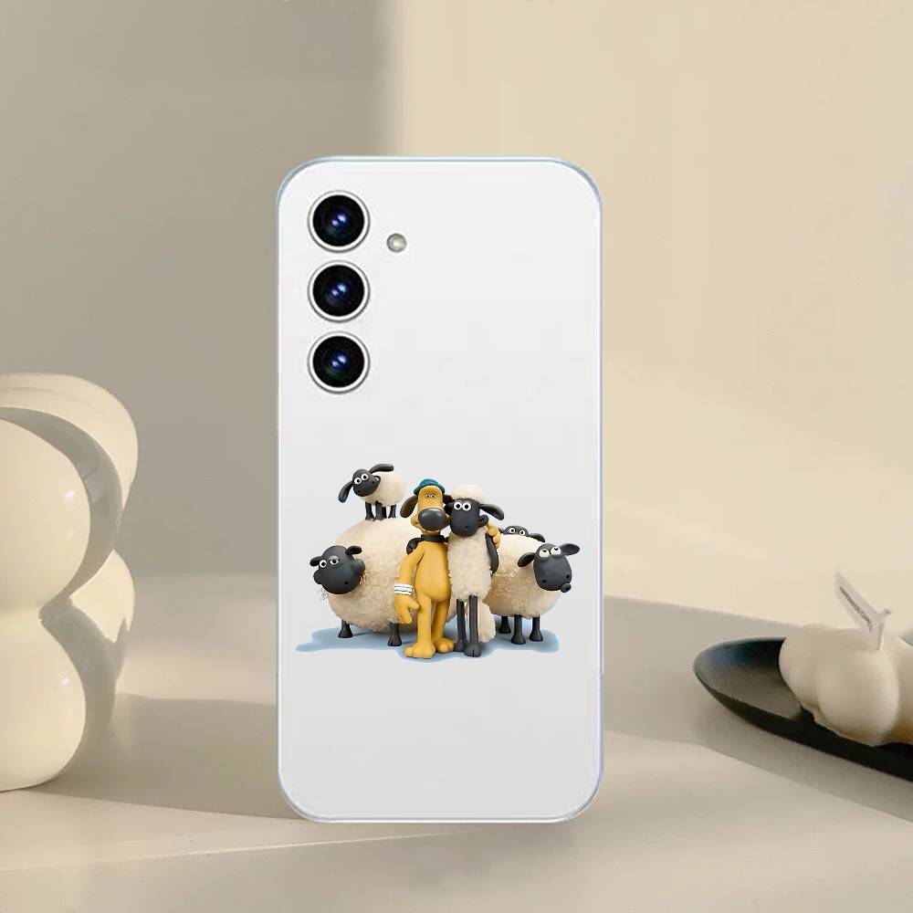 P-shaY-un Die SchafI Handyhülle Für Samsung Galaxy A52 A12 A51 S21 Edge S22ULTRA S23 S24 S20LITE Plus Ultra Transparente Hülle