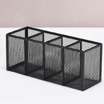Pencil Holders 3 or 4 Compartments Pen Holders Large Capacity Pencil Storage Box Multifunctional Office Supplies