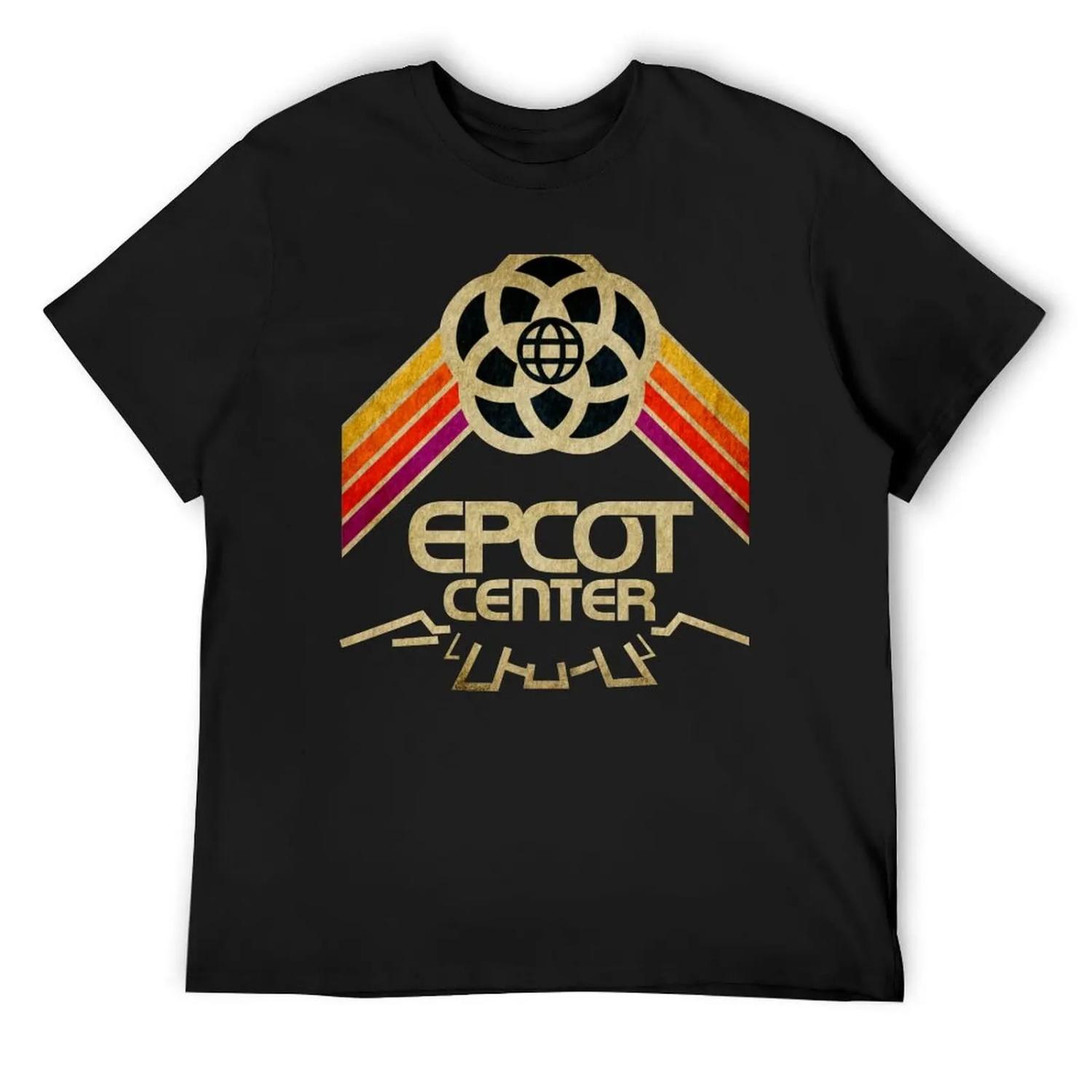 Epcot Center Distressed T-Shirt graphic t shirt vintage customs korean fashion slim fit t shirts for men S