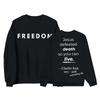 Women's Oversized Long Sleeve Crewneck Sweatshirt Casual Loose-Fitting Drawstring