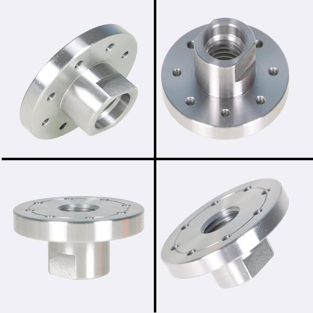 Woodworking 3 Inch Lathe Steel Faceplate Chucks, Steel Wood Lathe Face Plate 1”-8TPI Spindle without Screwchuck