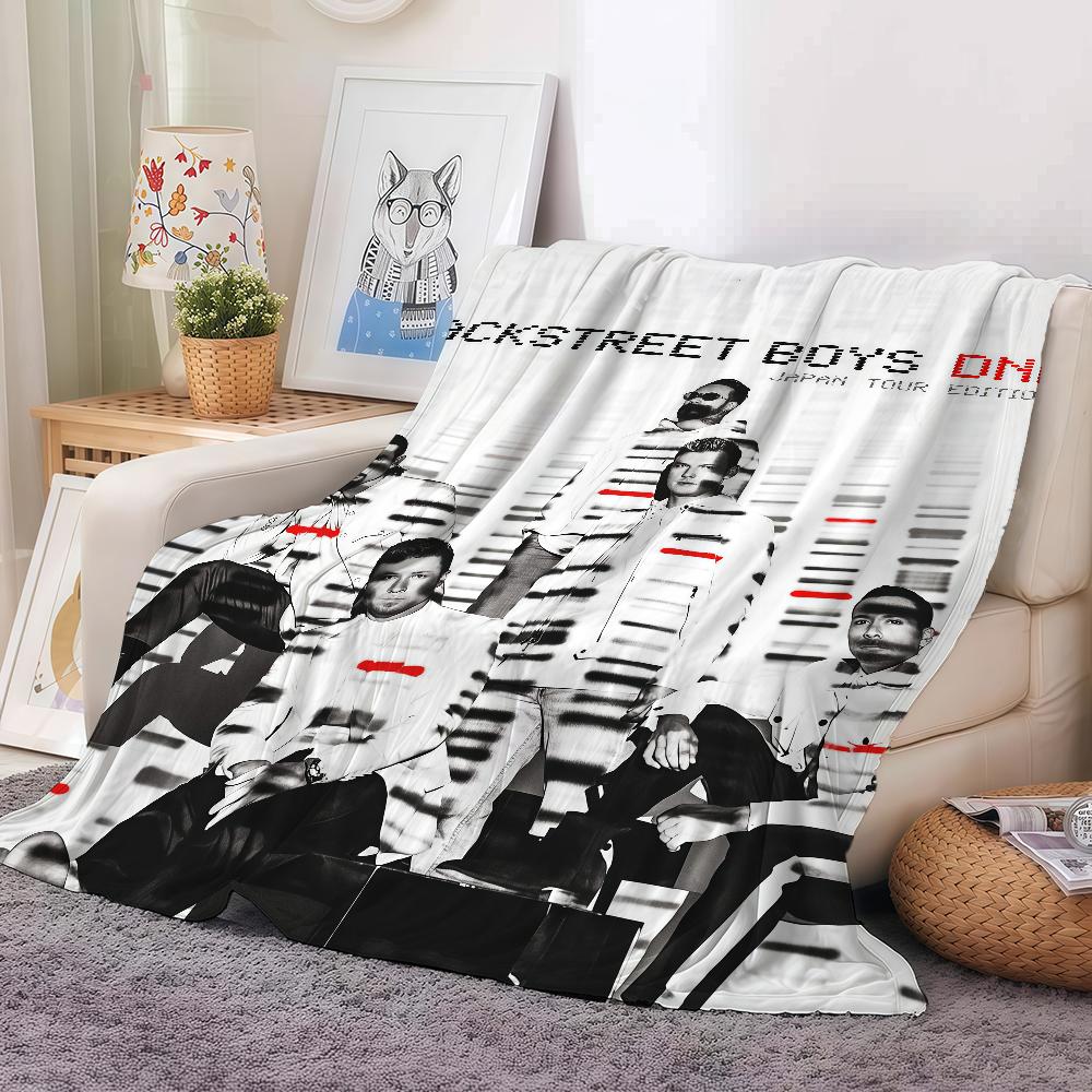 

Band B-Backstreet B-Boys Blanket Warm And Soft Suitable For Bedroom Living Room Sofa Bed Office Travel Camping 30x40in