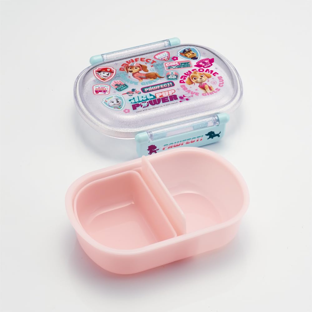 Skater Lunch 1 with Core Dish Fluffy Kids Antibacterial Made In Paw Patrol GIRL Girl QAF2BAAG Children's Box, Tier, 360ml, (Side Container),
