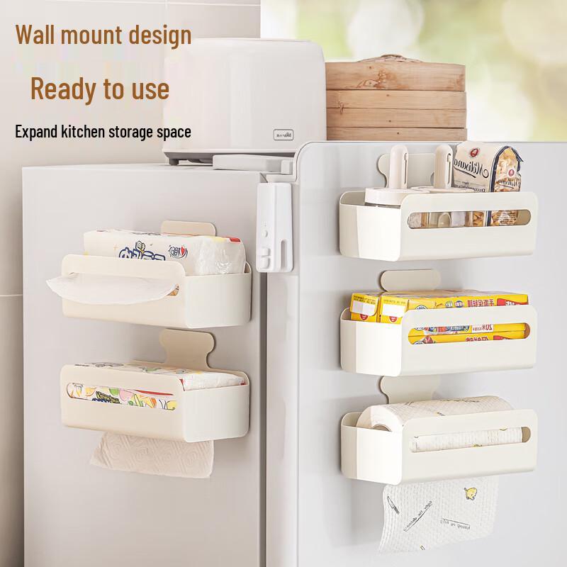 Magnetic Wall-Mount Tissue & Wet Wipe Dispenser