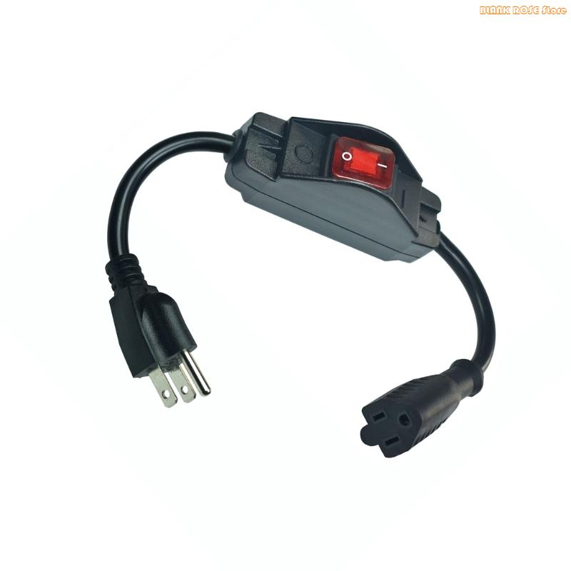 K1AE Heavy Duty Outdoor Waterproof Extension Cord 16A 250V 3 Prong Extension Cord