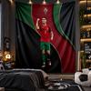 Arazzo da Appendere a Parete Stampa Cristiano Ronaldo Tessuto per Soggiorno Camera da Letto Decorazione per la Casa