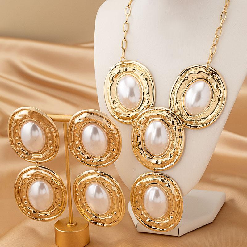 Fashion Necklace Earrings For Women Ladies