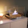 Tabletop Bioethanol Fireplace HOTEL MINI White TÜV