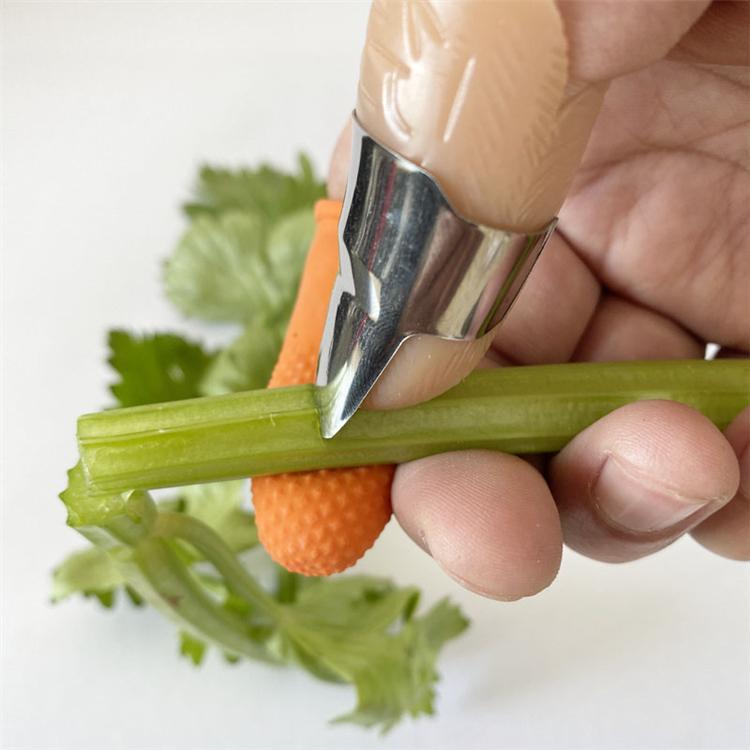 Stainless Steel Multifunctional Thumb Knife and Fingernail Protector
