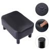 IBUYKE Small Suitable for Living and 80kg Weight Ottoman, High-Resilience Stool, Rooms, Entryways, Bedrooms, Capacity, Non-Slip, Square, Brown,