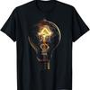 Light Bulb Heartbeat Light Bulb Gift Light Bulb T-Shirt