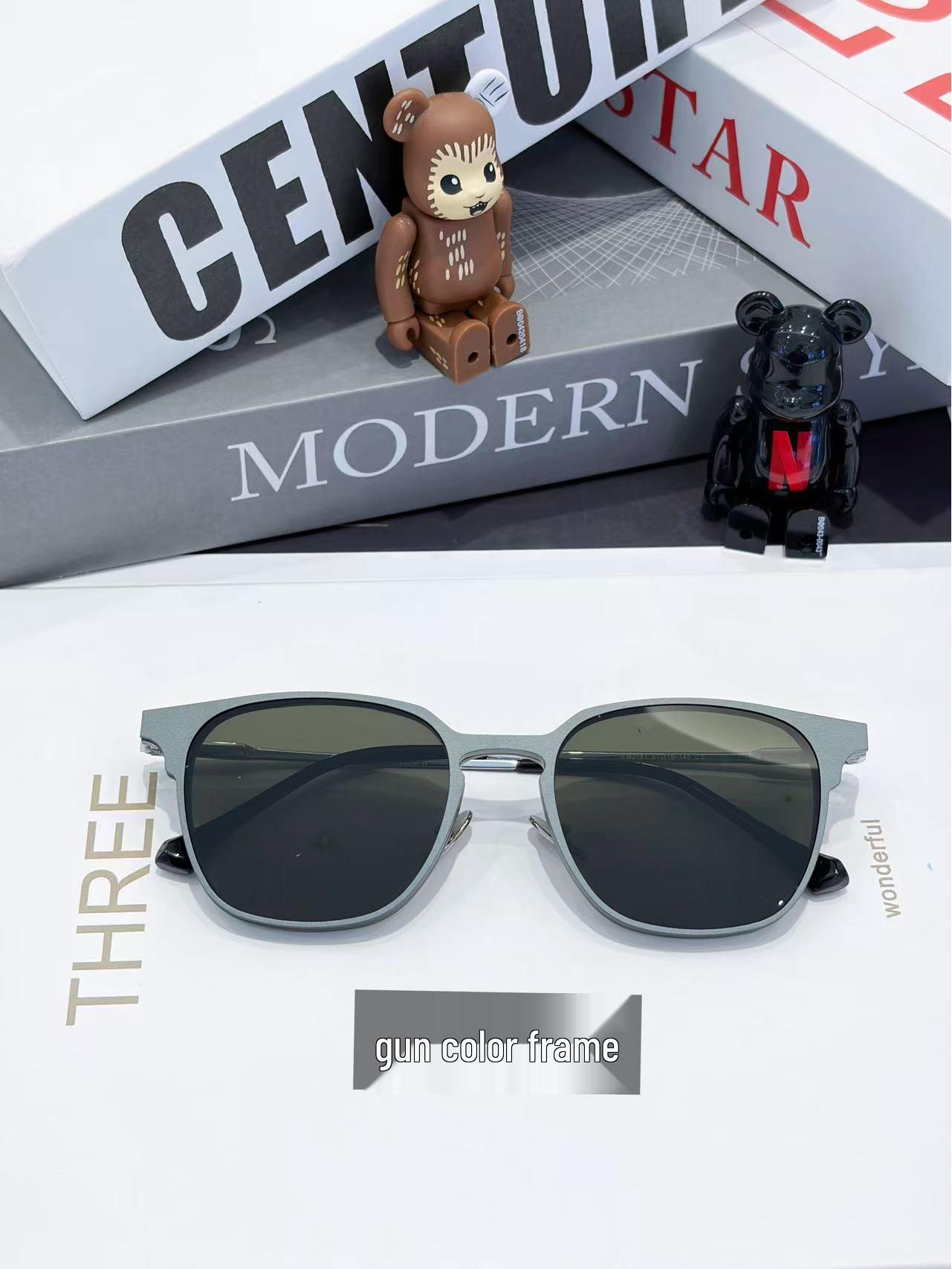 

Men s Ultralight Titanium Glasses LB2181 with Magnetic Clip-On, Polarized Night Vision Lenses, Aluminum-Magnesium Frame, Prescription-Friendly