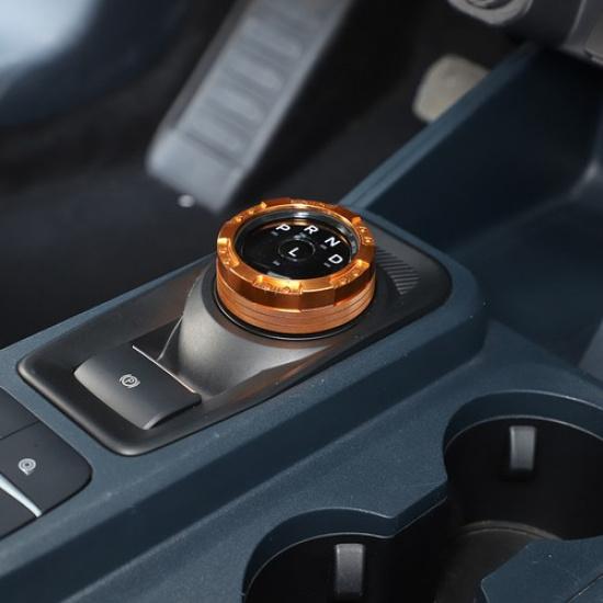 Orange Interior Car Gear Shift Knob Cover Ring Trim For Ford Maverick -25