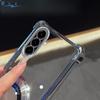 Stojak do Platerowania Przezroczyste Etui Dla Samsung Galaxy S26 Ultra S25 FE S24 S23 Plus A57 A37 A56 A36 A17 Uchwyt Miękkie Etui Z Foliami na Obiektyw