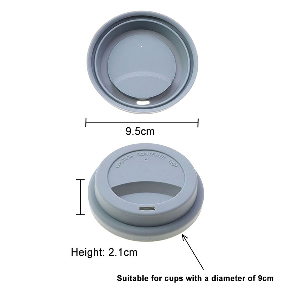 9.5cm Universal Dust Free for Tea/Coffee/Milk Cup Sealing Lid Cup Accessories Cup Caps Mug Cover