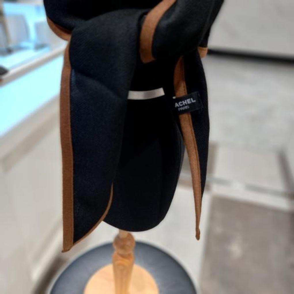 Mcode Raschel Diamond Edge Bias-treated Scarf-type Muffler