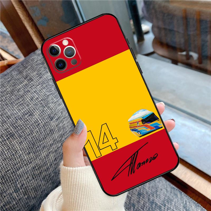 Fernando Alonso 14 Case For iPhone 14 12 11 15 16 Pro Max Phone Cover On iPhone 13 12 Mini X XR XS Plus Cover