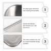 Stainless Steel Storage Box Kitchen Supply Butter Container Holder for Home Food Mini-fridge Baking Tray