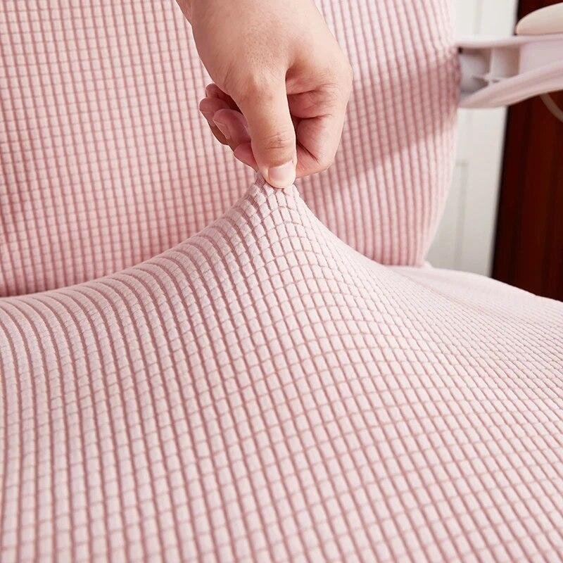 1ks Potah na kancelářskou židli Polar Fleece Spandex Potahy na počítačovou židli Elastické potahy na křeslo pro herní židli v obývacím pokoji