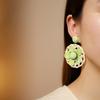 Handmade flower stud earrings - Bohemian style ear rings accessory
