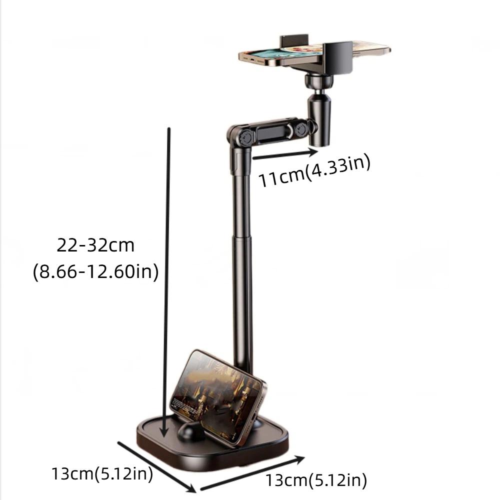 Overhead Desktop Phone Holder 2 In 1 Mobile Phone Bracket Telescopic Phone Stand  Live Learning