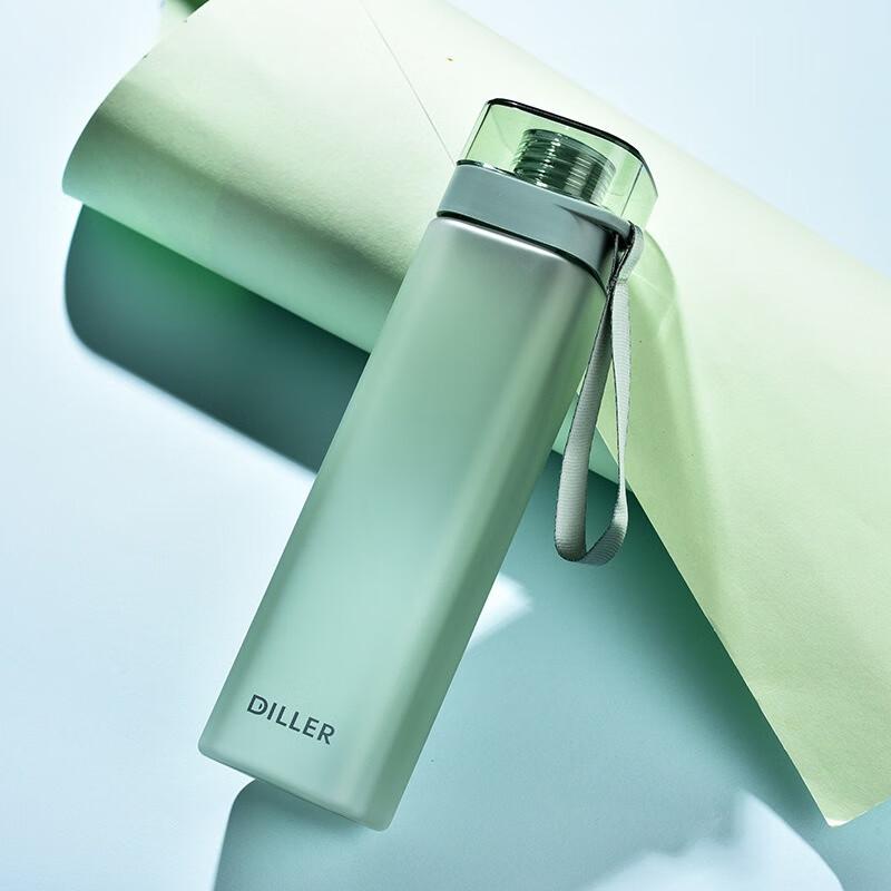 

Diller Matte Square Portable Water Bottle