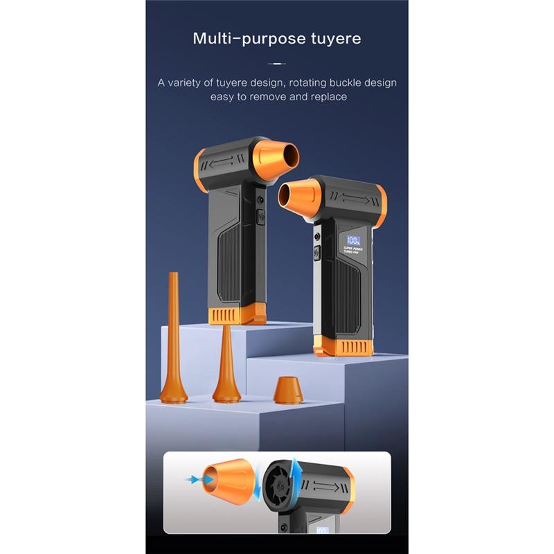 Powerful Turbo Air Blower Violent Fan Portable Snow Blower Brushless Motor Turbo Air Blower