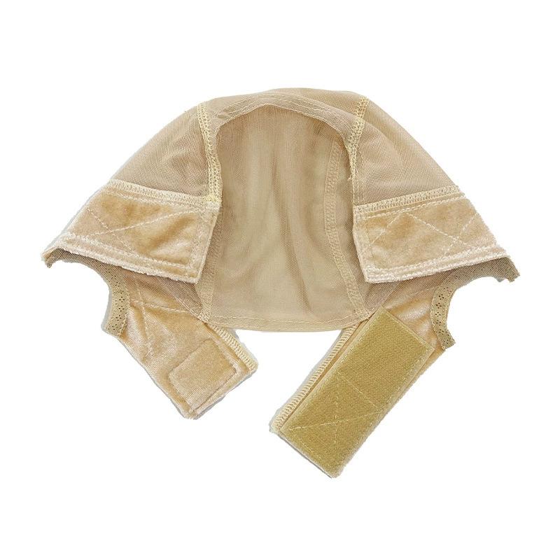 

1PC Women s Wig Fixing Cap - Non-slip, adjustable, glue-free wig holder with reusable high-definition lace band, securely fixes front lace wigs. бежевий