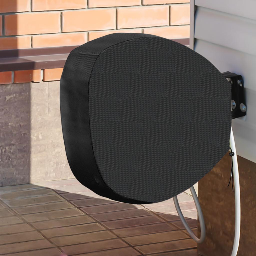 Protection Tool Hose Reel Cover Waterproof 55*55*30cm Black Oxford Cloth Retractable Silver Coated 165g Garden