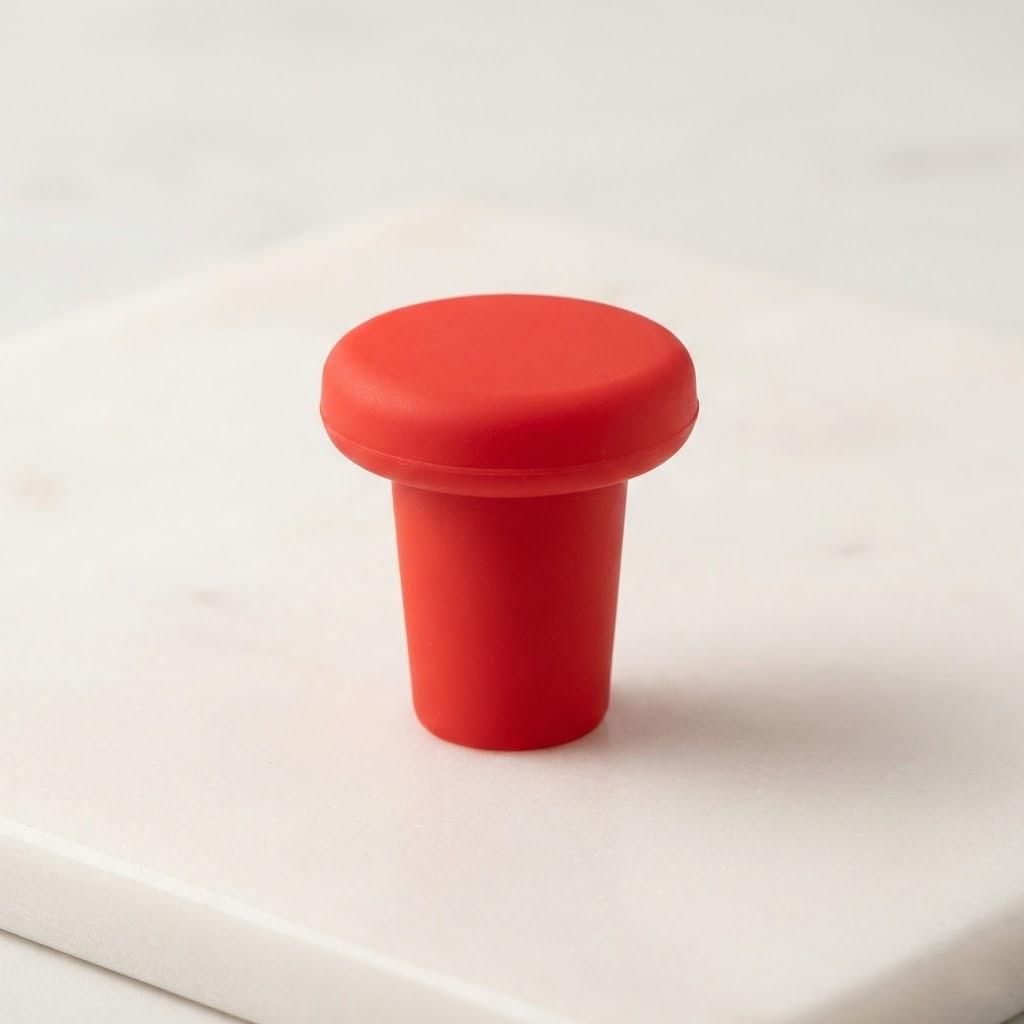 

Silicone Wine Bottle Stopper Creative Design Home Kitchen Bar Tools Preservation Safe Healthy Accessories красный