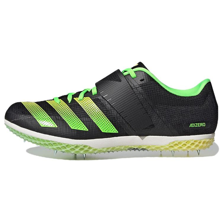 New Adidas Adizero High Jump 'Black Solar Green' GY8397