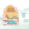 Jiayuguan Metall Kühlschrankmagnet - 3D Stadt Wahrzeichen Holz Souvenir