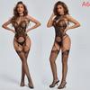 Womens Bodystocking Fishnet Dress Lingerie Open Crotchless Bodysuit Women Underwear See Through Babydolls Sexy Costumes