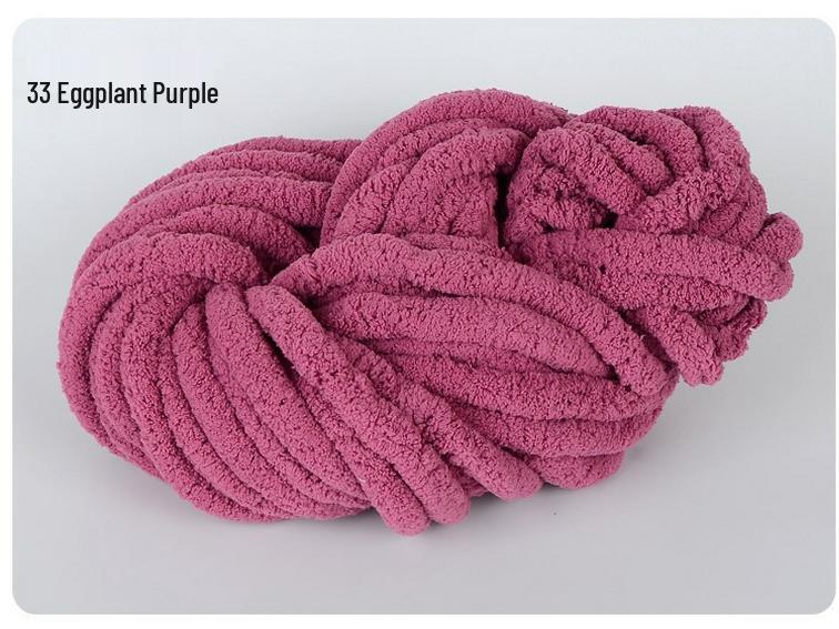 Winter DIY Super Dicke Isländische Wolle Handgewebter Schal & Mütze Garn