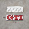 SMZTU1 80% 3D Metal Logo GTI Badge Car Front Grille Emblem Rear Trunk Sticker For Volkswagen VW Golf 4 5 6 7 3 MK2 MK3 MK4 Mk5 Polo Tig