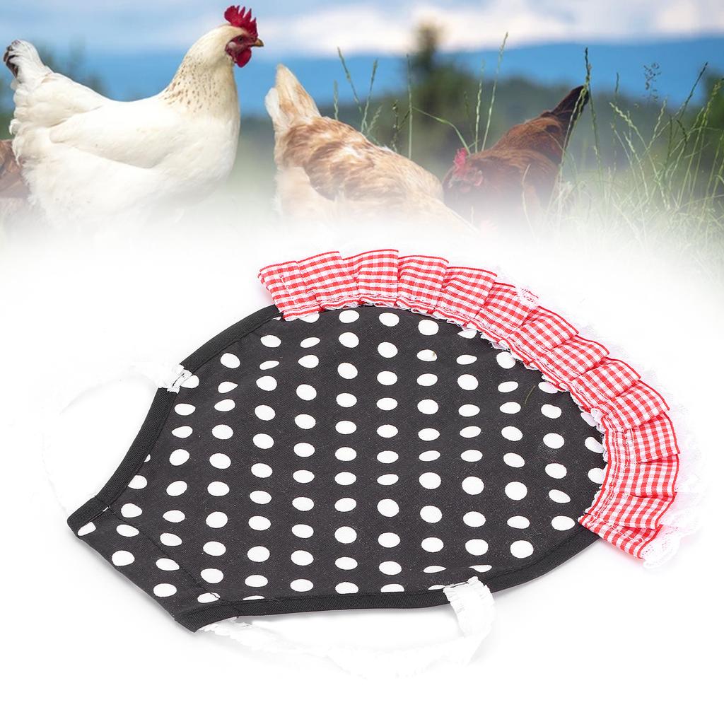 Hühnersattel Hennen-Schürze Vater Fixierer Flügelrücken-Schutz Hennen-Schürze mit elastischen Trägern