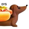 Dachshund Tray Reusable Hot Dog Tray Dachshund Shaped Dish Tray Food Plate Dinner Tray for Sandwiches Snacks