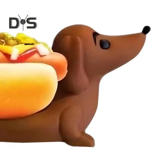 Dachshund Tray Reusable Hot Dog Tray Dachshund Shaped Dish Tray Food Plate Dinner Tray for Sandwiches Snacks