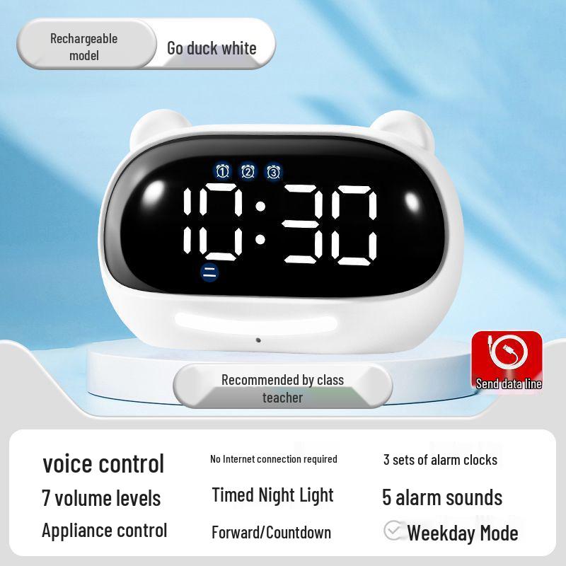 2026 Smart Voice Alarm Clock & Timer for High School Students 2025 New - High School Smart Alarm Clock