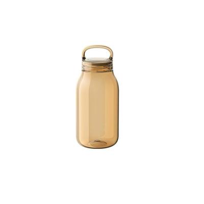 KINTO Wasserflasche 300ml Bernstein Leichte Wasserflasche Spülmaschinenfest My Bottle 20122
