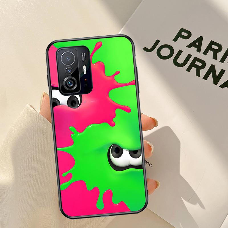 Game Splatoon Case For POCO X5 Pro X3 X4 F4 GT F3 C40 M5s F5 Pro Cover For Xiaomi 11T 12T 12 13 Pro Lite