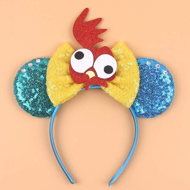 Disney Glänzendes Schloss Mausohren Stirnband Jungen Mädchen Festival Party Cosplay Haarband Frauen DIY Haarschmuck Cartoon Geschenk