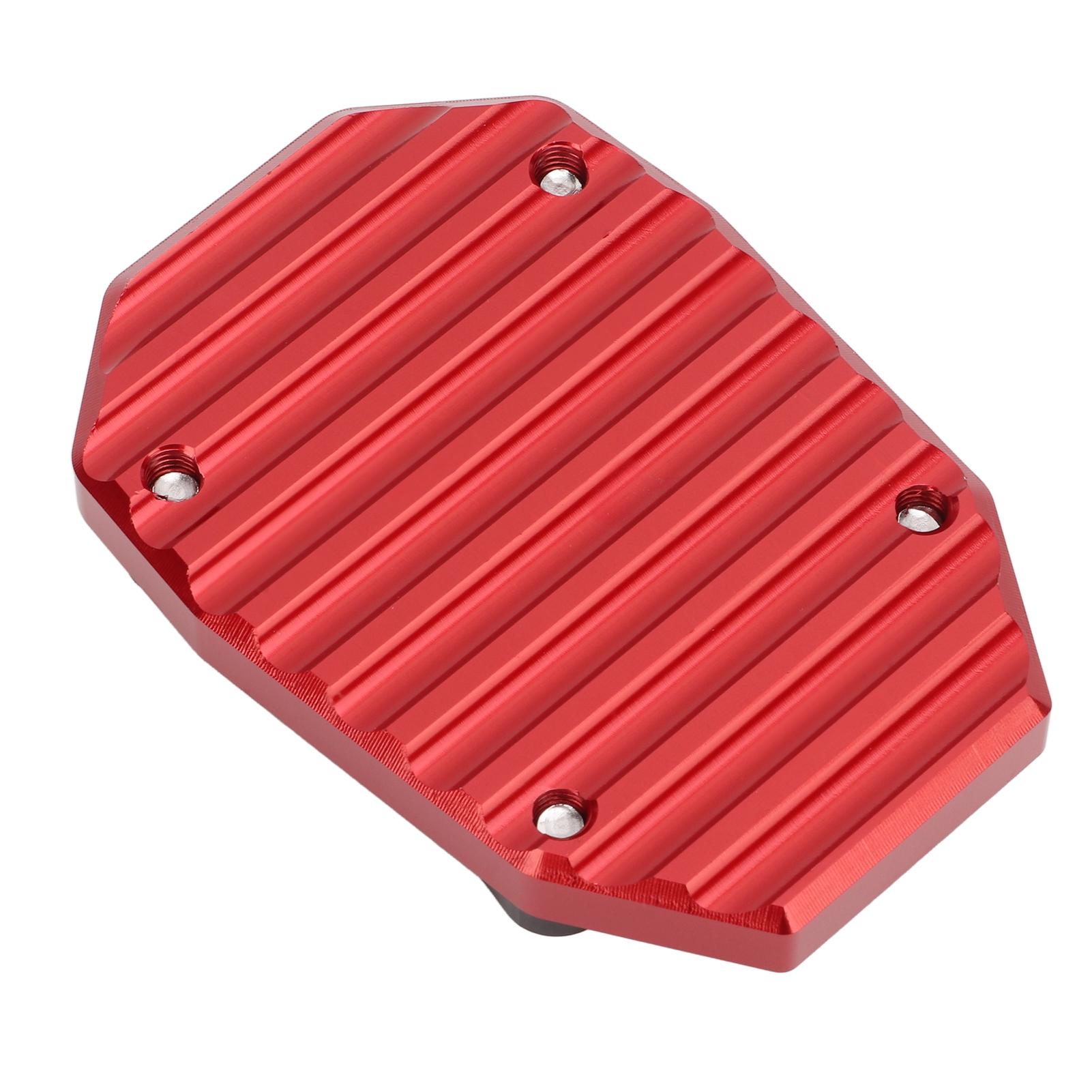 

Side Stand Pad Extension Kickstand Extender Plate Motorcycle Accessories Replacement for DUCATI красный
