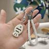 Creative Cute Cat Fish Pendant Keychain with Nail Clipper & Ear Pick - Perfect Gift for Couples & Besties