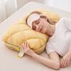 Washable Cervical Support Pillows Breathable Pineapple Grid Bed Pillow Non-Sagging Sleep Aid Pillows for Adults Bedroom Dorm Bed