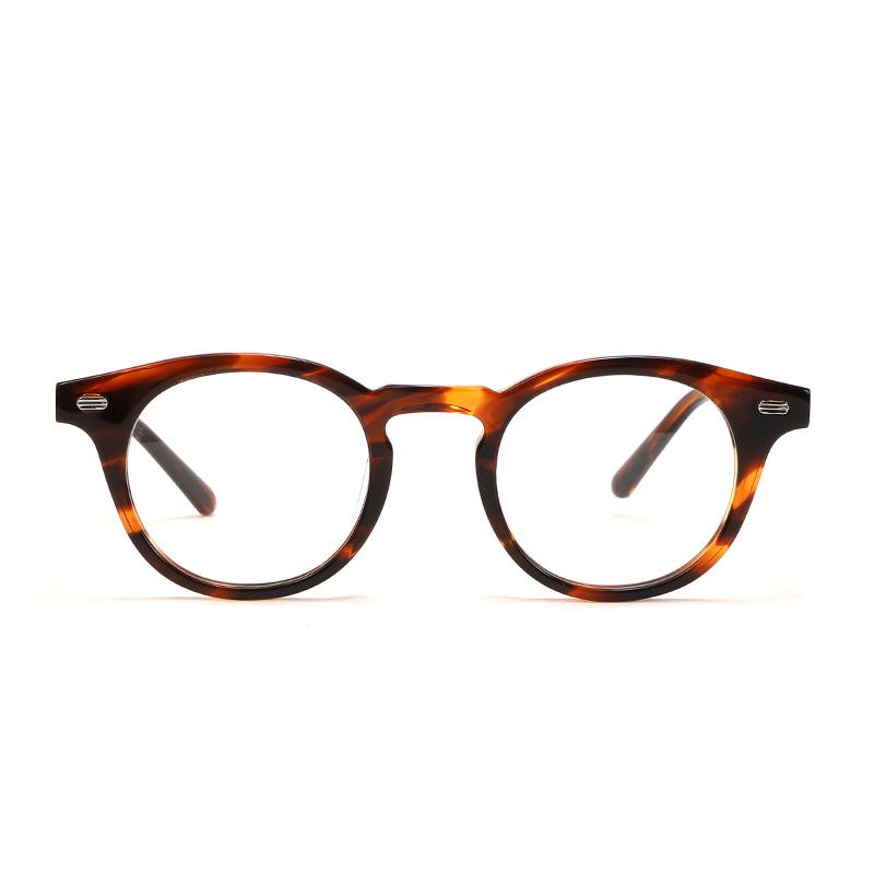 Milan A Retro Tortoiseshell Acetate Eyeglass Frames for Men and Women