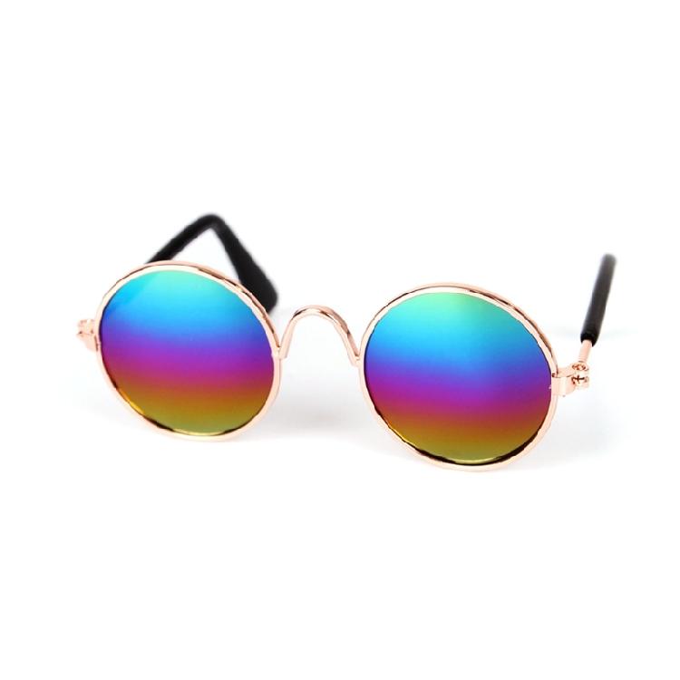 Pet Sunglasses Retro Dogs Round Sunglass Cosplays Accessory for Cats Small Dogs