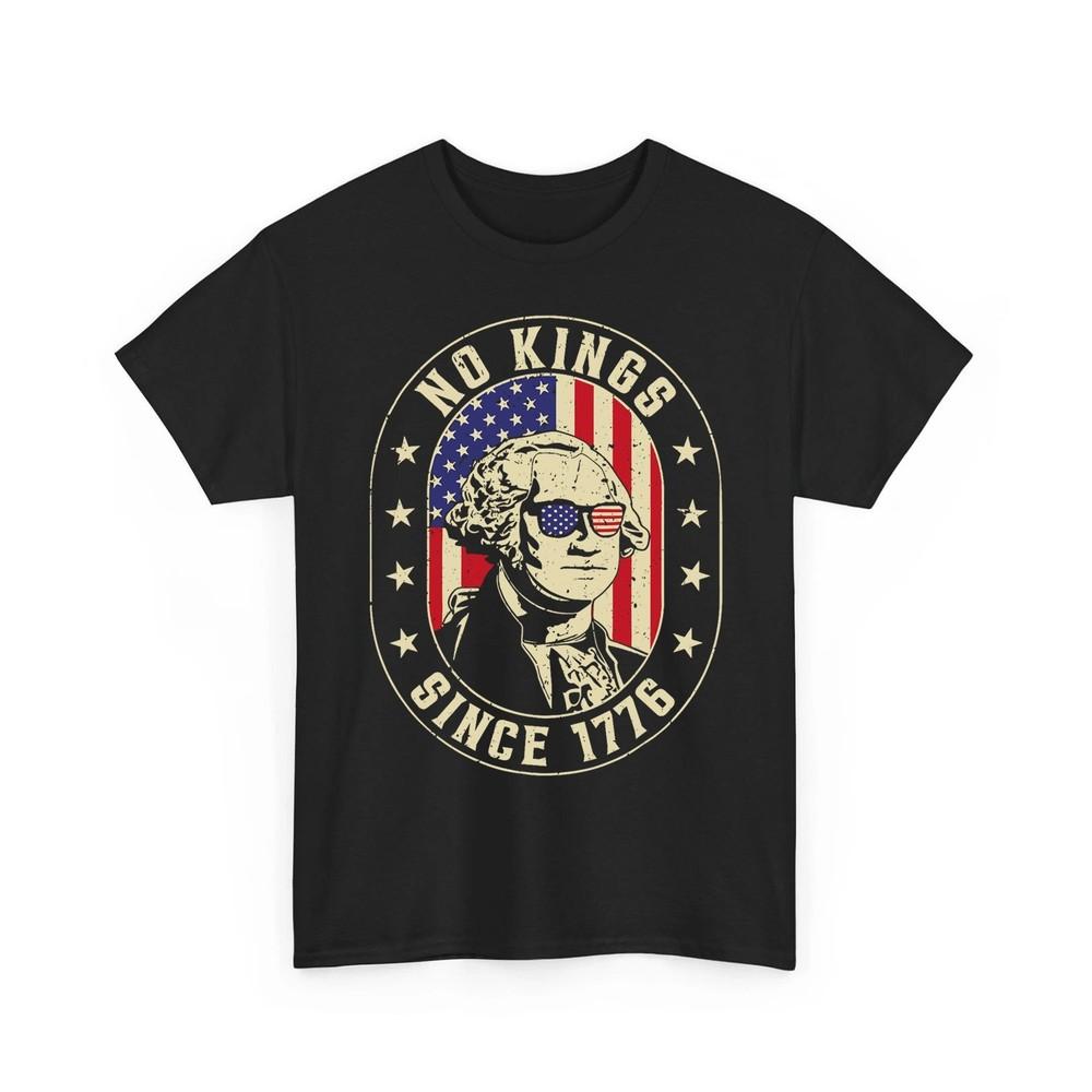 No Kings In America 1776 Save Democracy United States Trump Unisex TShirt Unisex T-Shirt L