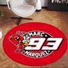 Marc Márquez (1) Round Office Rug Decorative Floor Rug for Office Bedroom Living Room and Home Space